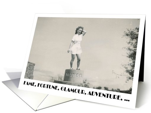 Congratulations Nursing school acceptance- FUNNY card (575942)
