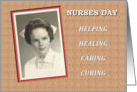 Nurses day - Retro card