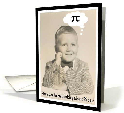 Pi Day Dreamer - FUNNY card (576466)