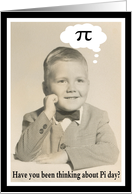 Pi Day Dreamer - FUNNY card