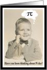Pi Day Dreamer - FUNNY card