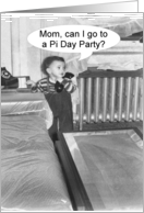 Pi Day Party - FUNNY card