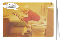 Pi Day is Exciting - FUNNY card