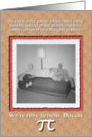 Pi Day Marriage - FUNNY card