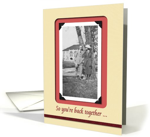 Reconciliation Back Together 6 Congratulations card (579214)