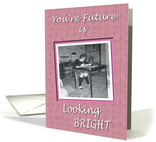 Christmas Student - RETRO card (580483)