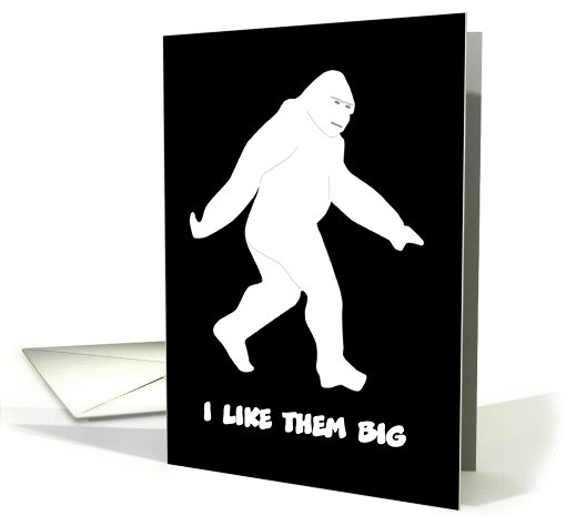 BIG as BIGFOOT - BLANK card (580530)