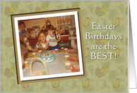 Easter Birthday - Retro card