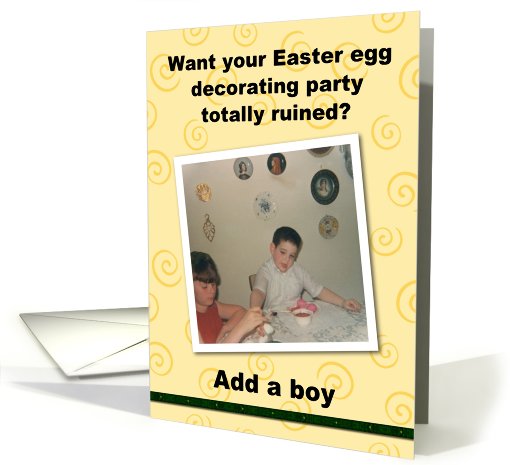 Easter Egg Party FUNNY card (581370)