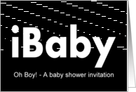 Baby Shower invitation - boy card