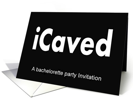 Bachelorette Party invitation card (584895)