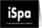 Bachelorette Party invitation card