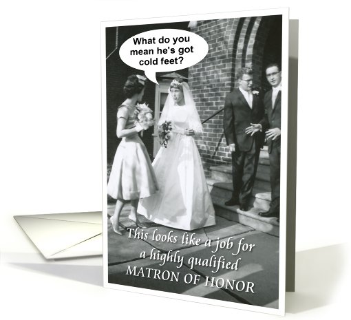 Matron of Honor Best Friend card (745511)
