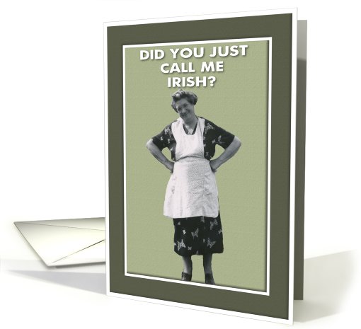 St. Patrick's Day FUNNY card (746342)