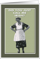 St. Patrick’s Day FUNNY card