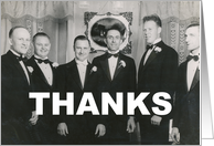 Groomsman Thanks card