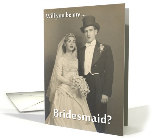 Bridesmaid Friend - Nostalgic card (749715)