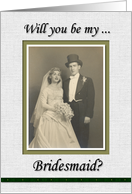 Bridesmaid Sister - Nostalgic card