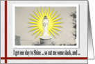 Bridesmaid Shine - Retro Fun card