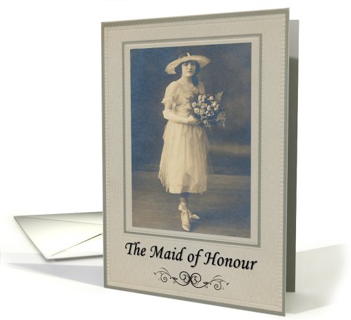 Maid of Honour - Best Friend - Nostalgic card (753046)