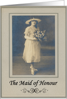 Maid of Honour - Nostalgic card