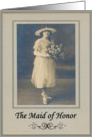 Maid of Honor - Nostalgic card