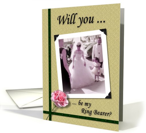 Be my Ring Bearer - Brother - Nostalgic card (753772)