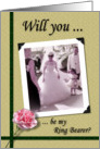 Be my Ring Bearer - Son - Nostalgic card