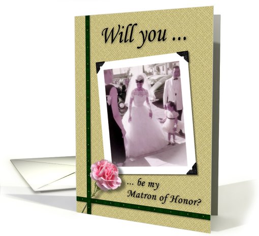 Matron of Honor - Nostalgic card (753884)