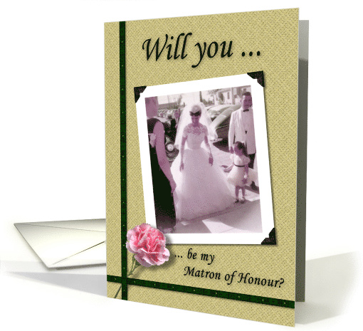 Matron of Honour -  Best Friend - Nostalgic card (753915)