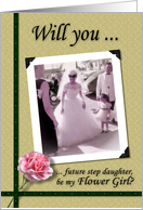 Flower Girl - Future Step Daughter - Nostalgic card