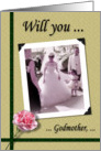 Bridesmaid - Godmother - Nostalgic card