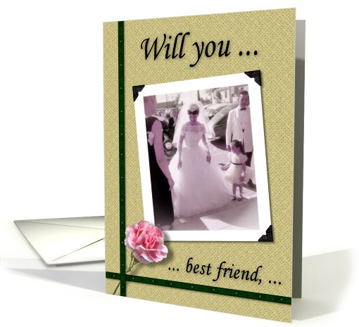 Matron of Honor - Best Friend - Nostalgic card (754486)