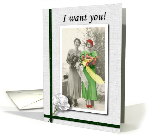 Boring Bridesmaid - FUNNY card (755638)