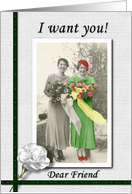 Boring Friend Bridesmaid - FUNNY card