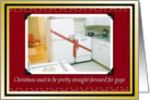 ChristmasGifting- Refrigerator - Retro - funny card