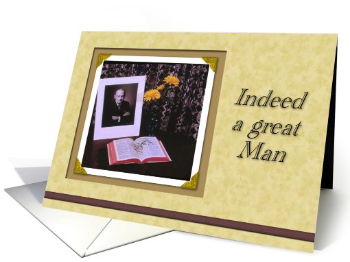 Man Sympathy Condolence photo card (768592)