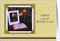 Brother-in-lawSympathyphoto card