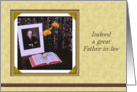 In Lieu of Flowers Father-in-lawSympathyphoto card