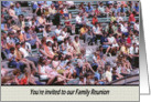 Invitation Family Reunion- Crowd card
