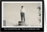 Dentist Graduation Party invitation - Funny Retro card