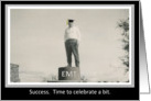 EMT Graduation Party invitation - Funny Retro card