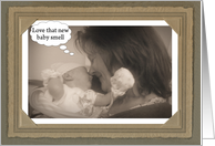 New Baby Congratulations Funny Dad to Mom card