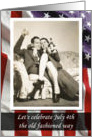 Sexy 4th of July Retro - FUNNY card