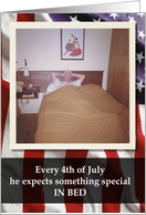 4th of July Anniversary - FUNNY card