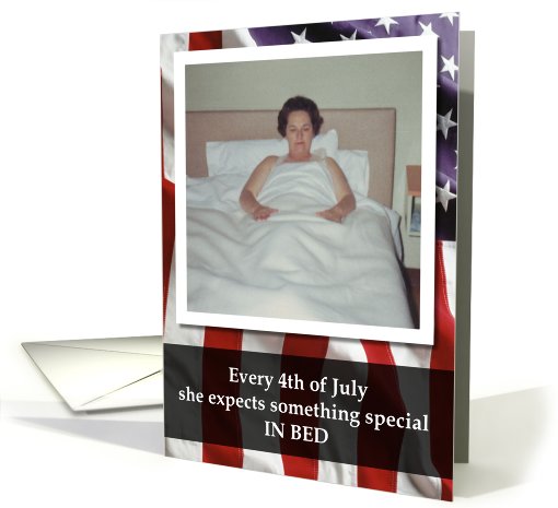 4th of July Anniversary - FUNNY card (815491)