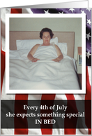 4th of July Anniversary - FUNNY card