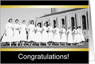 Nursing School Congratulations - Vintage card