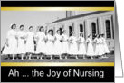 Nursing school acceptance congratulations - Vintage card