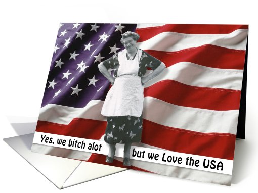 Memorial day Bitch - Retro FUNNY card (816759)